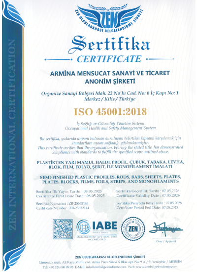 İSO 45001 2018
